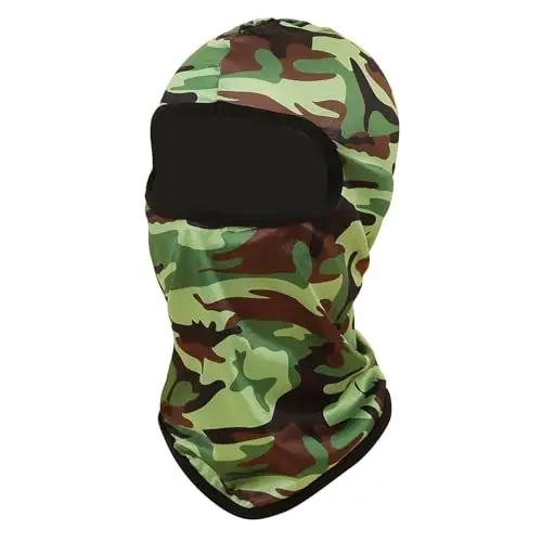 Leislam Passamontagna Sottocasco Moto Estivo, Balaclava, Ski Mask, Accessori Moto, Mascherina, Protettore UV, Termico -