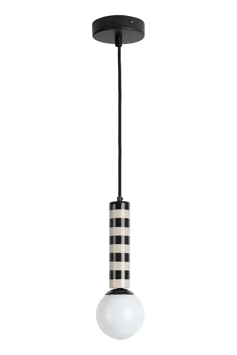 lampada da sospensione Rayado 38 x 12 cm Nero miniatura 2