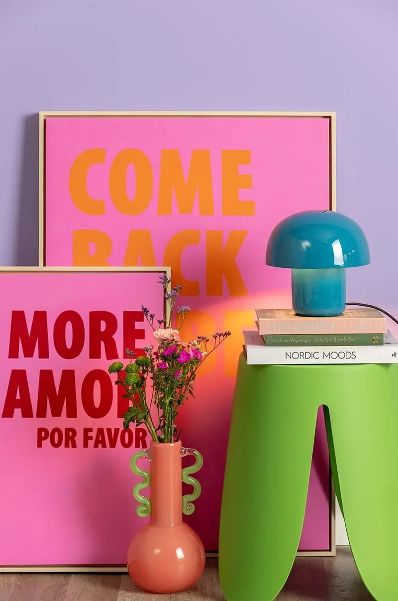 lampada da tavolo Fat Mushroom Mini Blu miniatura 3