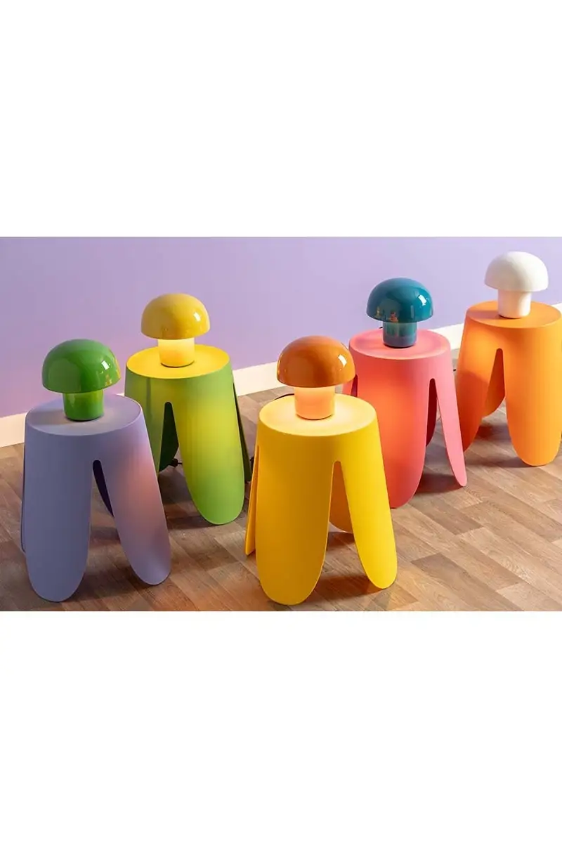 lampada da tavolo Fat Mushroom Mini Blu miniatura 4