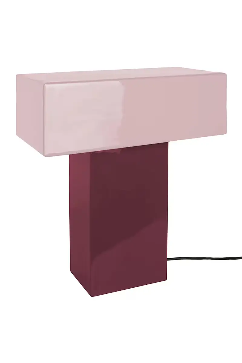 lampada da tavolo Grato Recto 35 x 15 cm Rosa miniatura 2