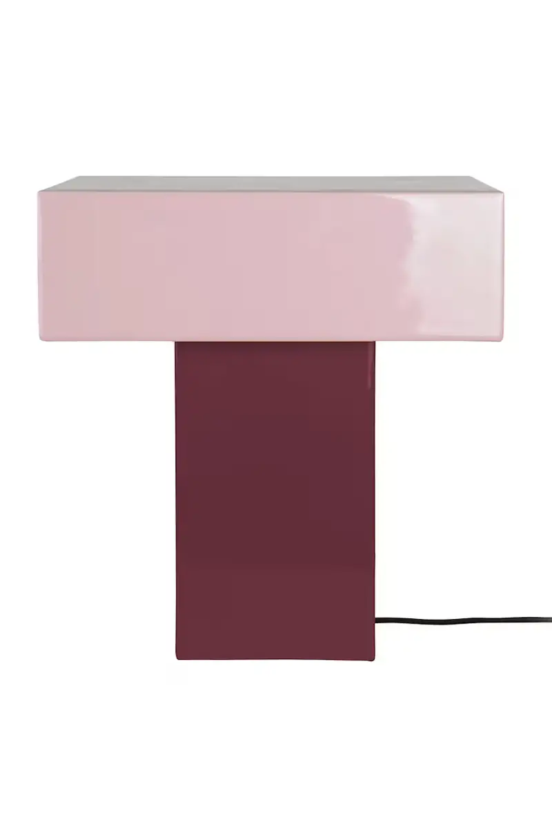 lampada da tavolo Grato Recto 35 x 15 cm Rosa