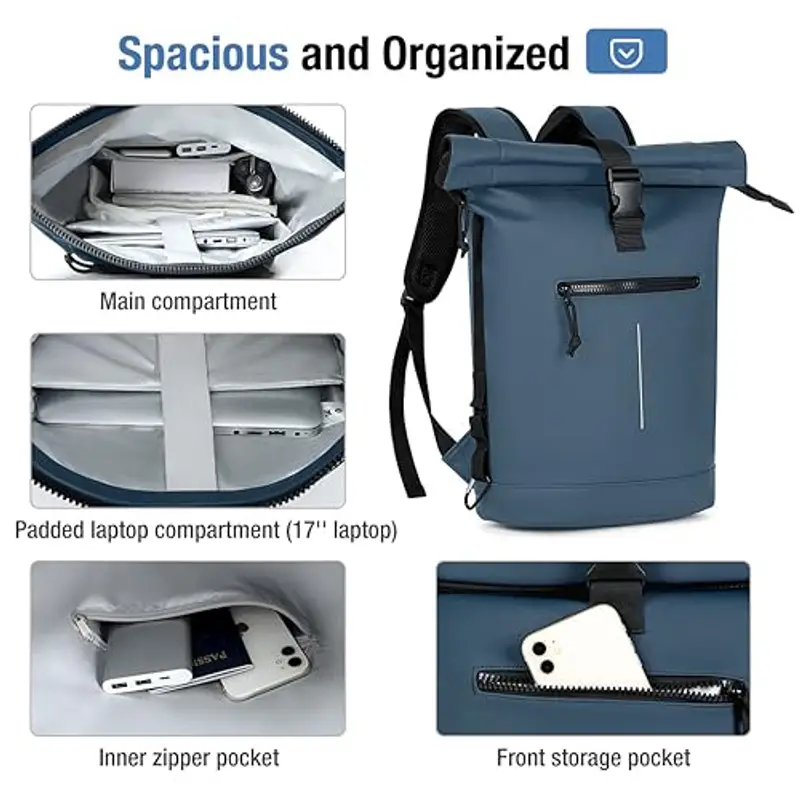 Lekeinchi Zaino da viaggio Uomo Blu 1598921 miniatura 3