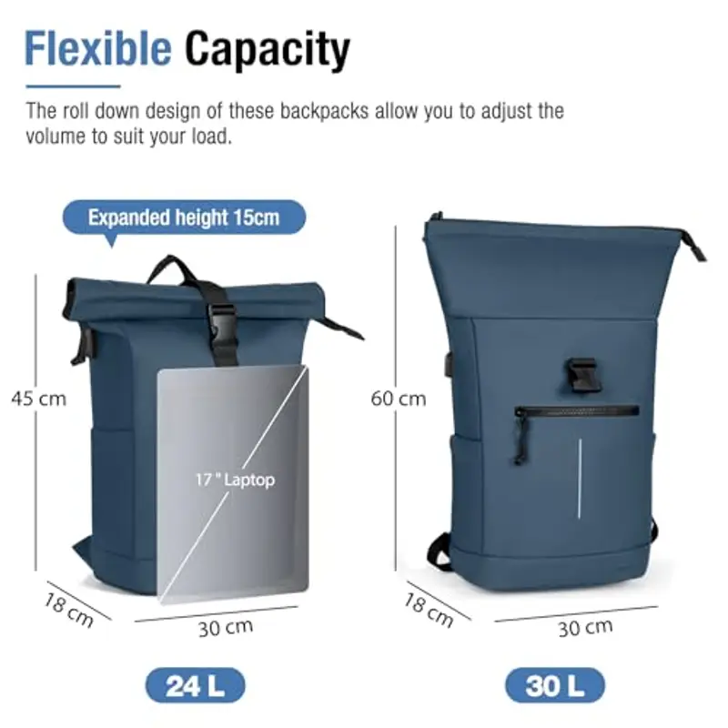 Lekeinchi Zaino da viaggio Uomo Blu 1598923 miniatura 2