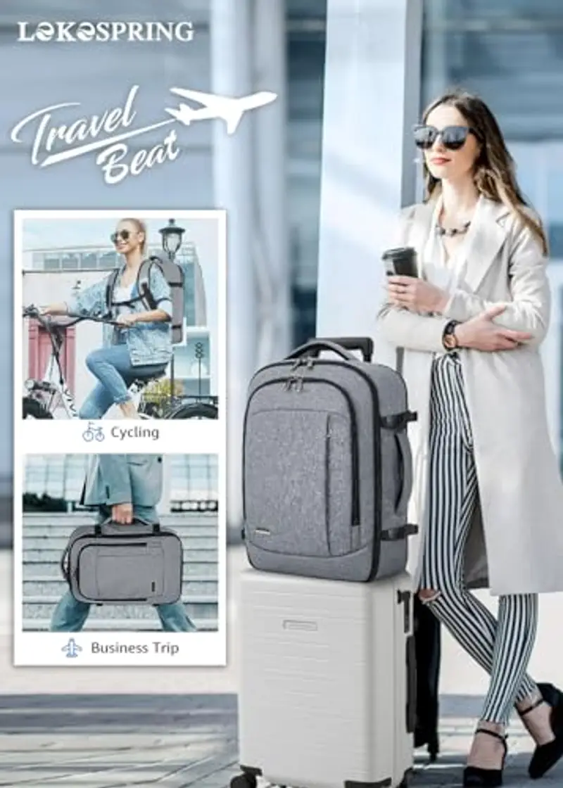 Lekespring Zaino da viaggio Grigio 1918741 miniatura 2