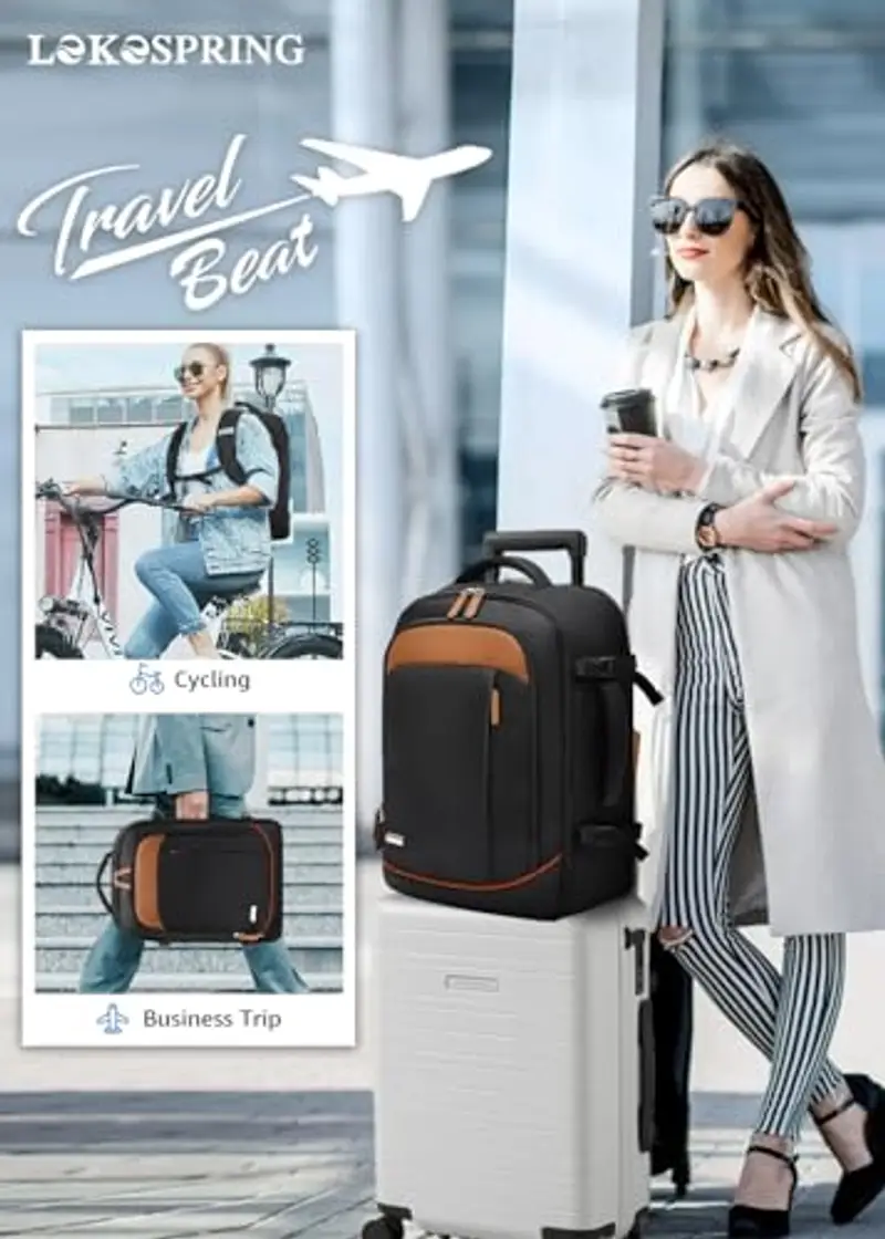 Lekespring Zaino da viaggio Nero 1918739 miniatura 2