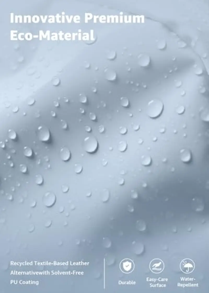 Lekespring Zaino Porta PC Donna 15.6 Pollici – Elegante Zaino Università e Lavoro Donna, Impermeabile per Laptop con Design Moderno, Ideale per Viaggi, Ufficio e Scuola, Rosa Grigio miniatura 3