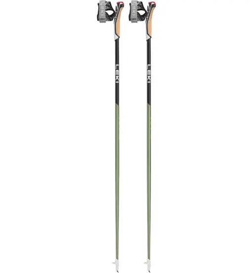 Flash Carbon - bastncini nordic walking Green metallic