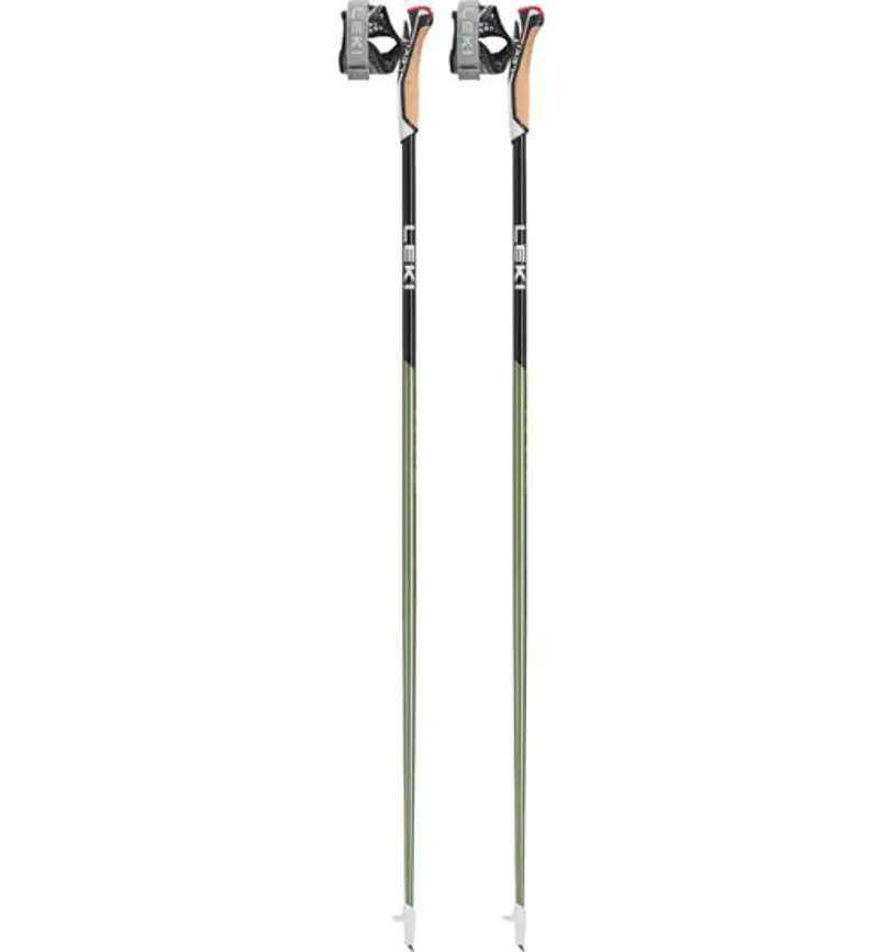 Flash Carbon - bastncini nordic walking Green metallic