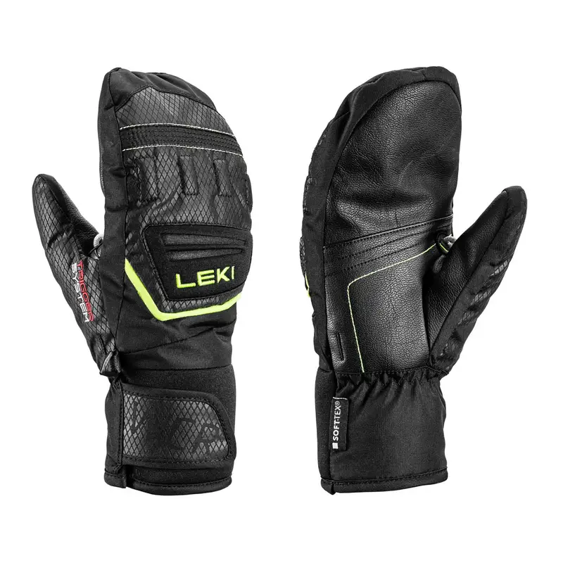 Leki Guanti Ragazzo Nero 2980735