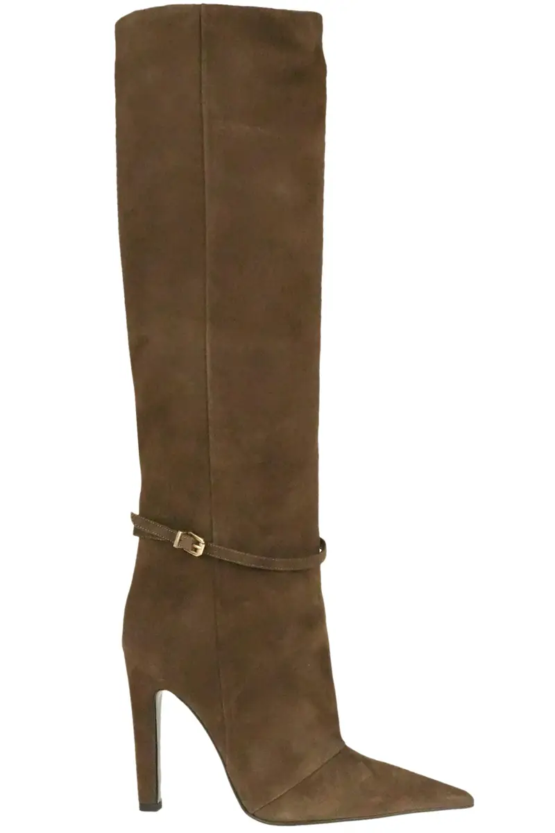 Stivali cuissardes in suede