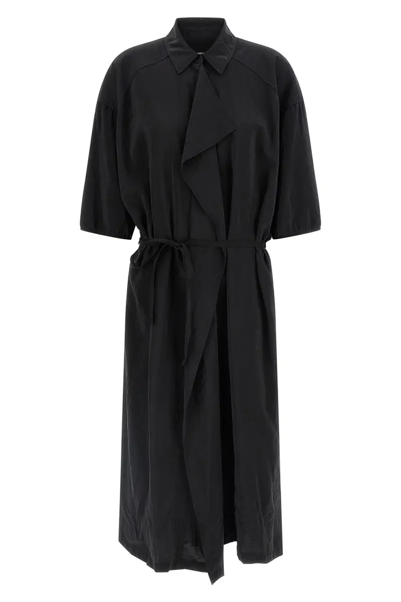 Abito Asymmetrical Shirt Dress Nero