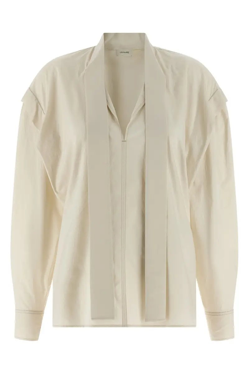 Blusa 'Ascot' Beige