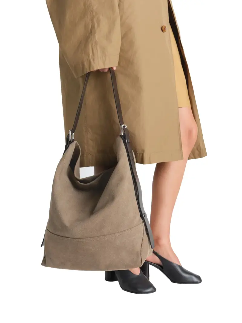 Borsa a Mano Elegante BEIGE miniatura 2