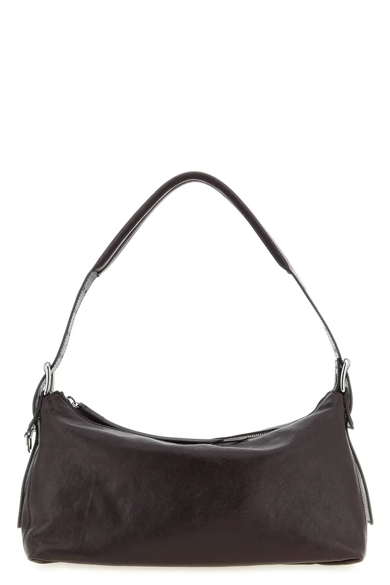 Borsa A Spalla Belted Baguette Bordeaux