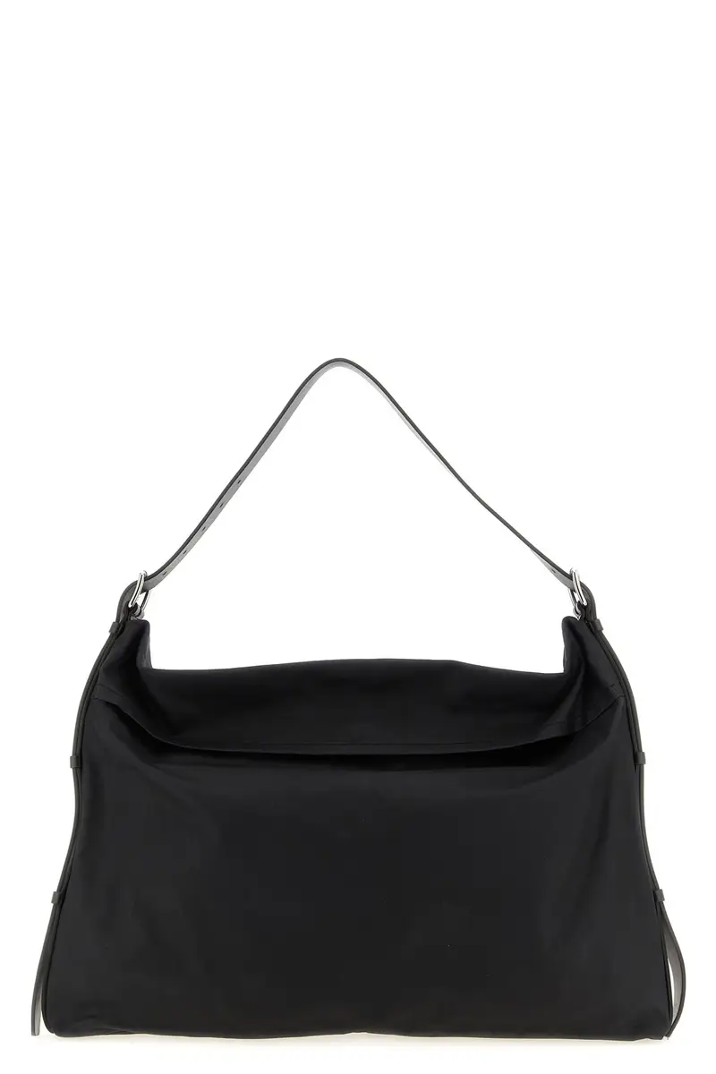 Borsa A Spalla Trench Pocket Media Nero