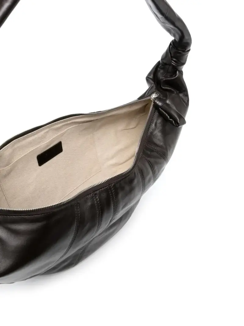 borsa croissant large MARRONE miniatura 3