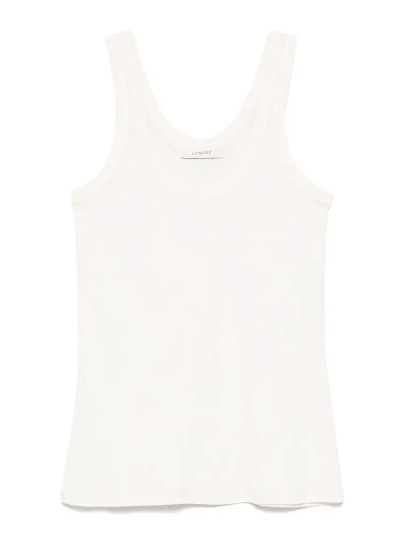 Canotta a costine Bianco