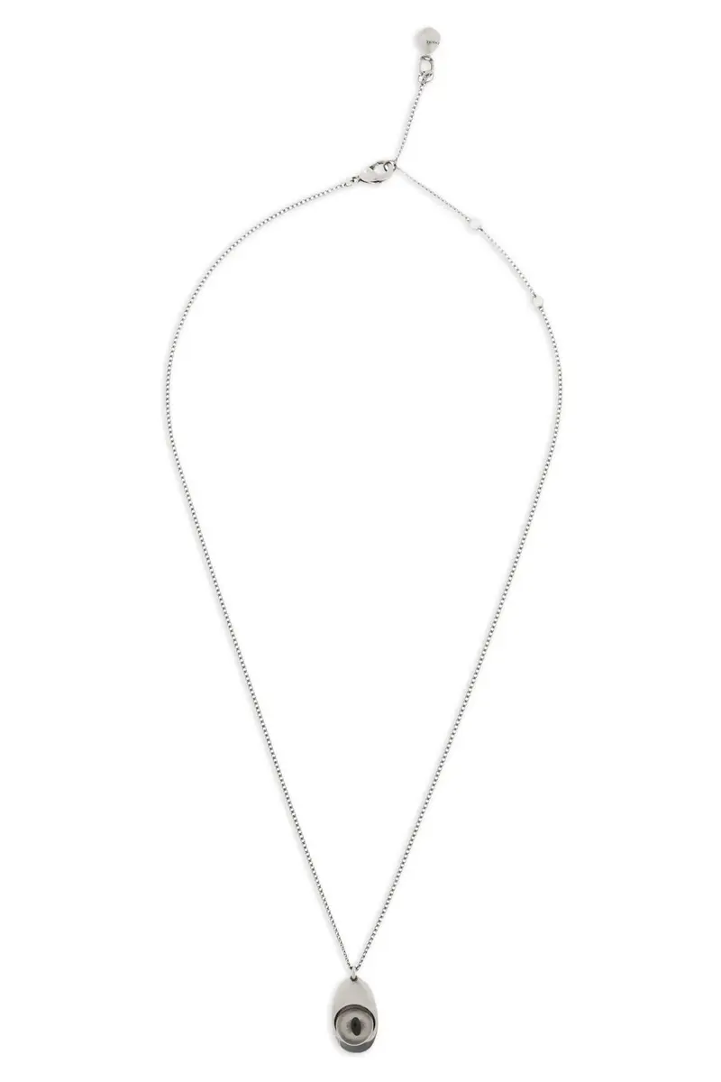 Collana Cat Eye Argento