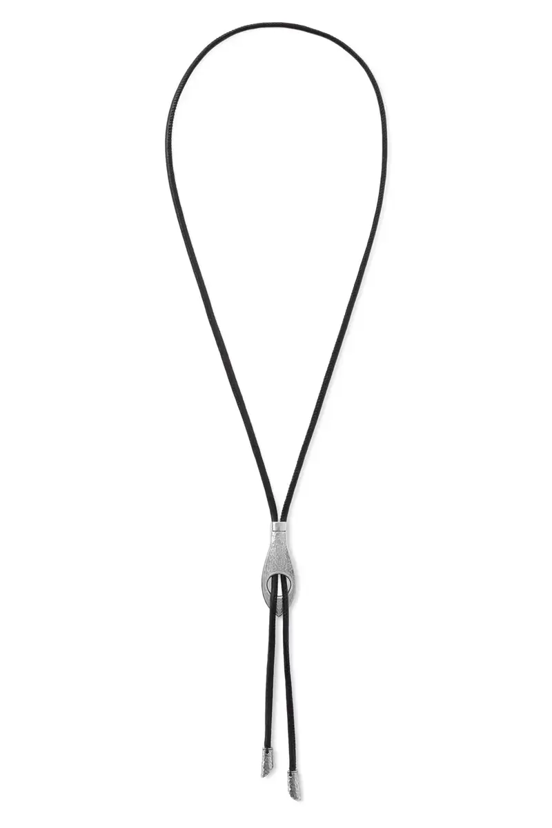 Collana Snake Bolo Tie Nero