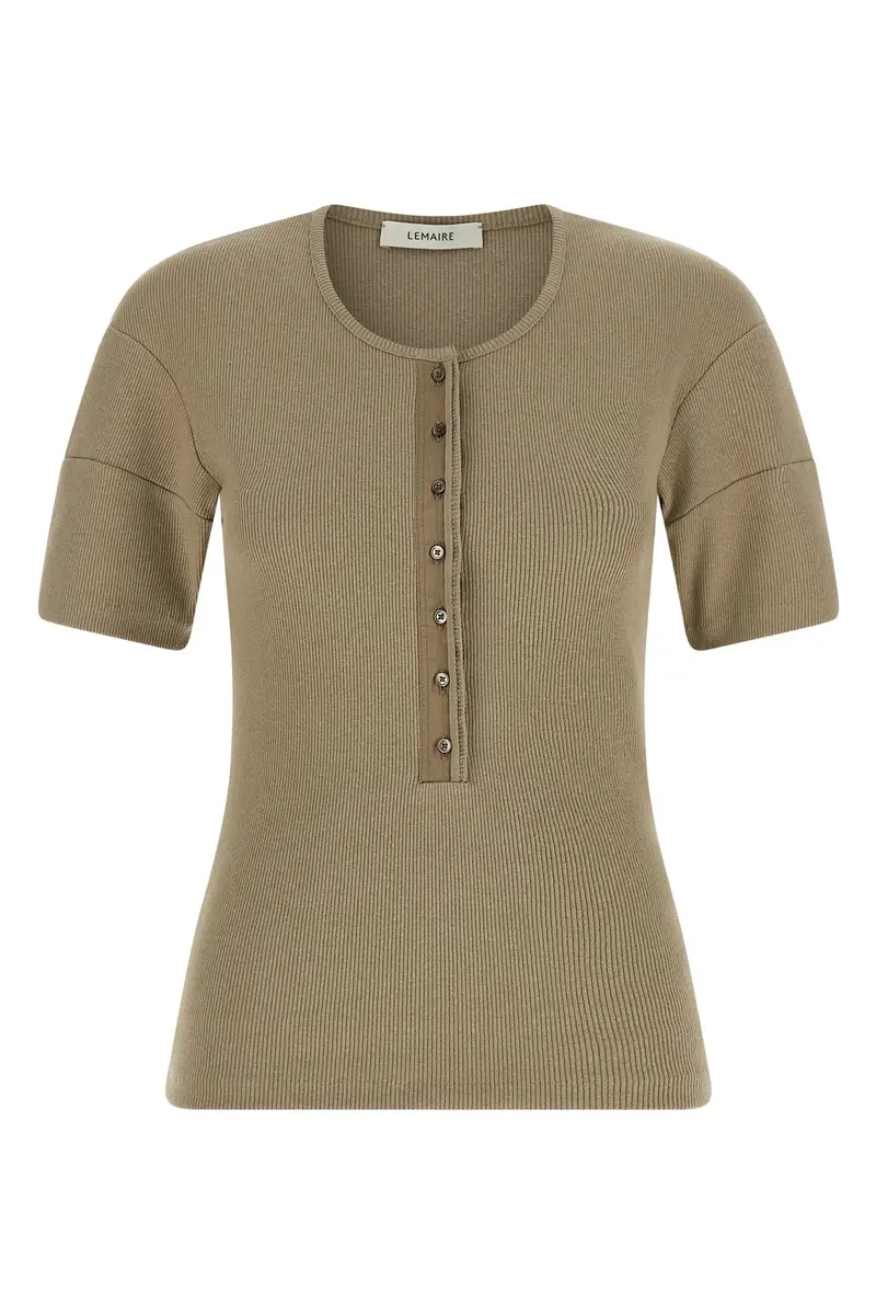 Maglia Henley Beige