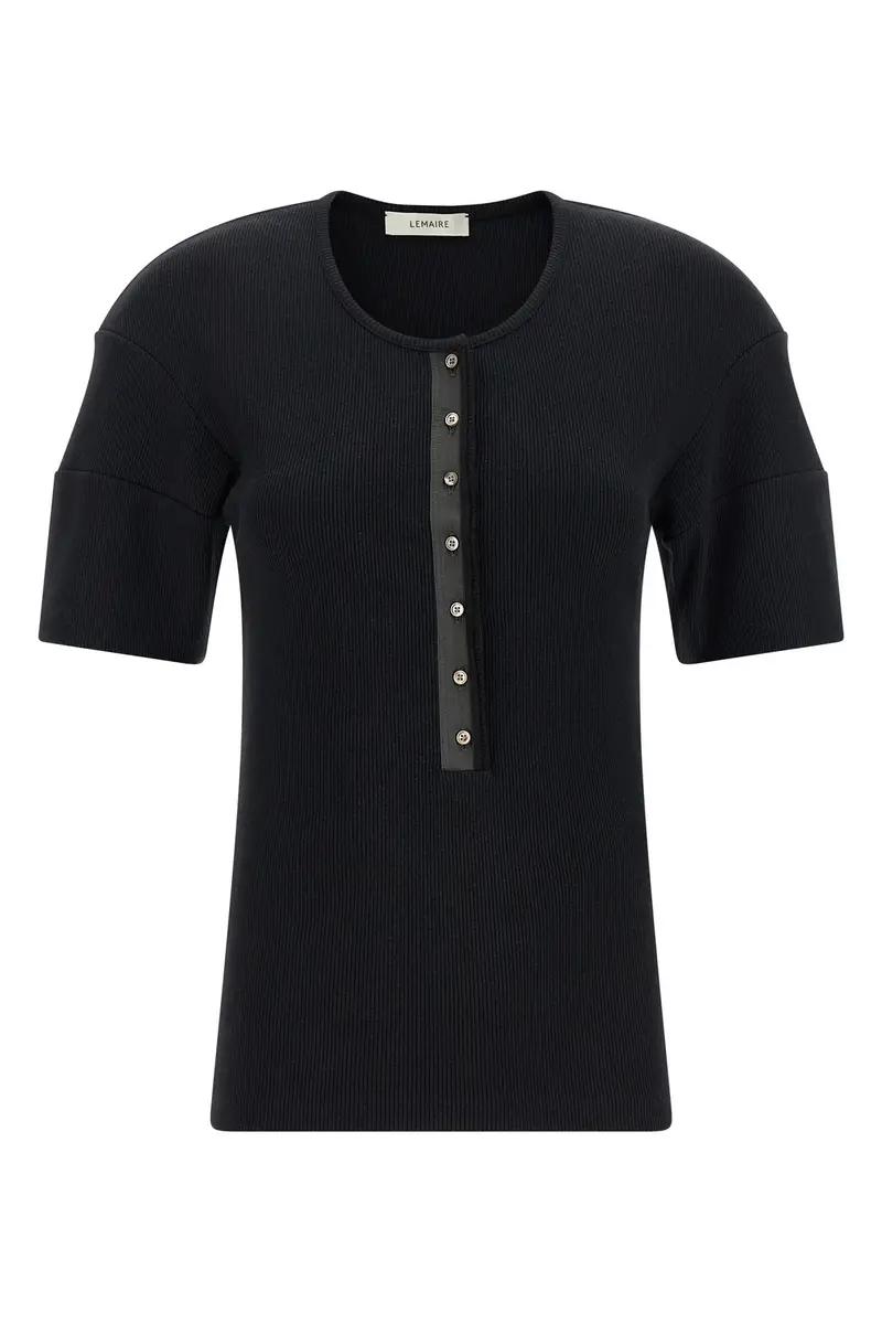 Maglia Henley Nero