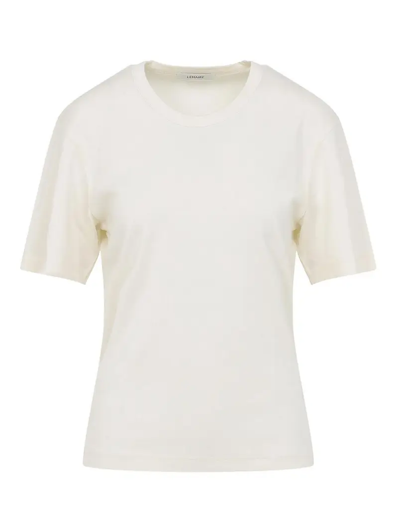 Maglietta a coste Bianco