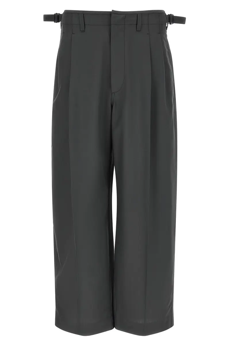 Pantalone Pleated Tailored Grigio