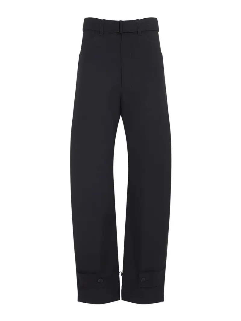 Pantaloni sartoriali curvi Grigio