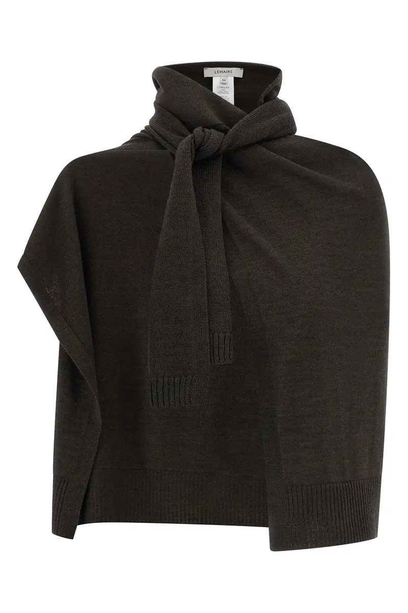 Sciarpa Trompe-L œil Marrone