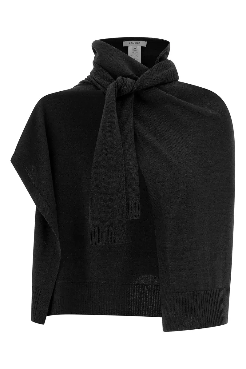 Sciarpa Trompe-L œil Nero