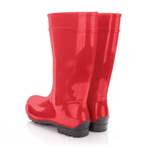 LEMIGO I.T.G Ilse - Stivali di gomma da donna (rosso, 36), Colore: rosso, 36 EU miniatura 3