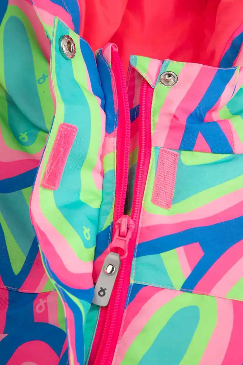 giacca da sci bambino/a Multicolore miniatura 4