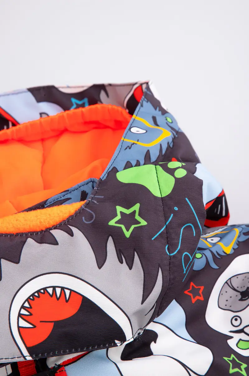 tuta invernale bambino/a Nero miniatura 3