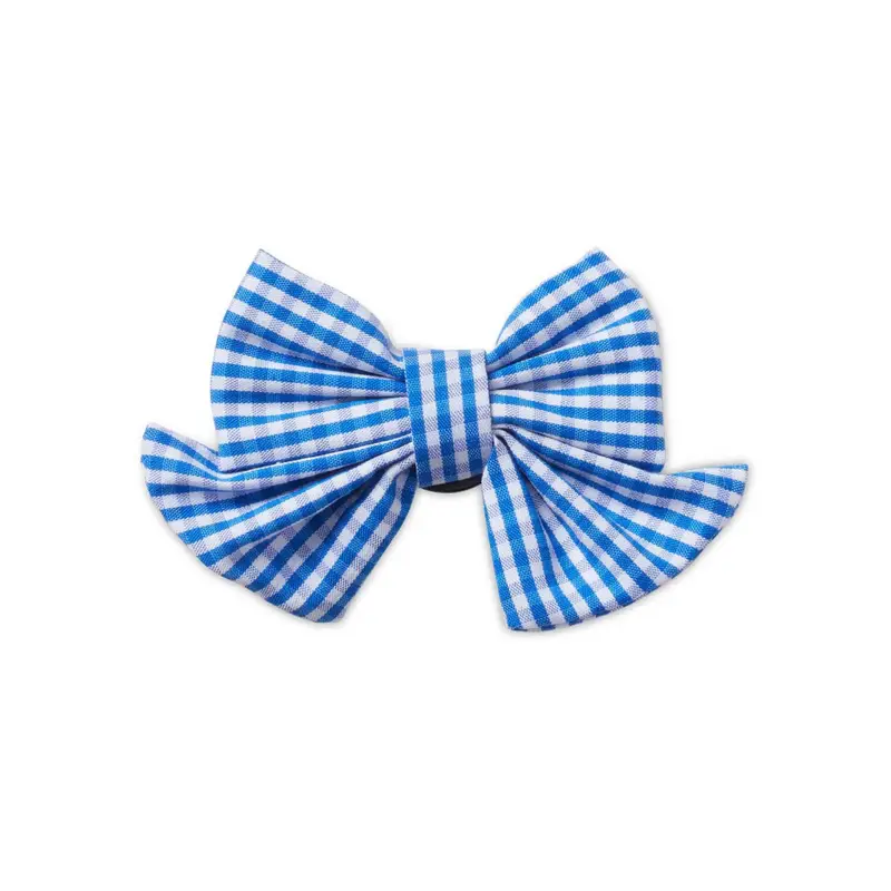 Lemon gingham bow