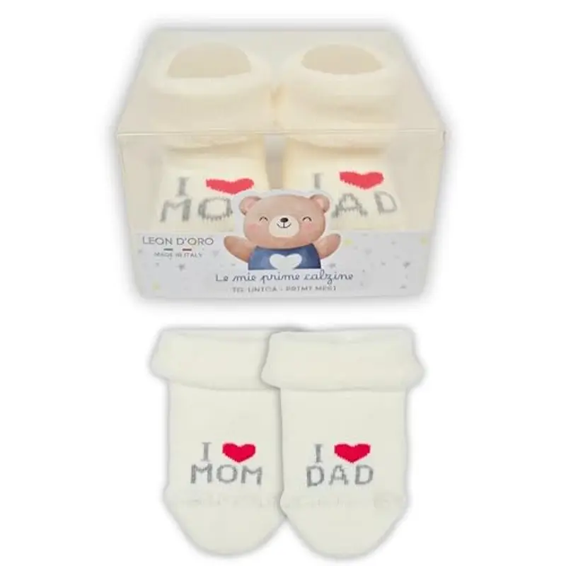 LEON D'ORO Calze Neonato Oro 112705