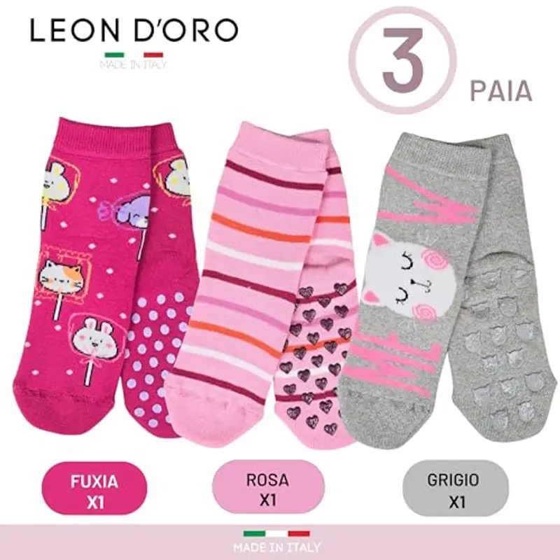 LEON D'ORO Calze Bambina Oro 2203747 miniatura 3