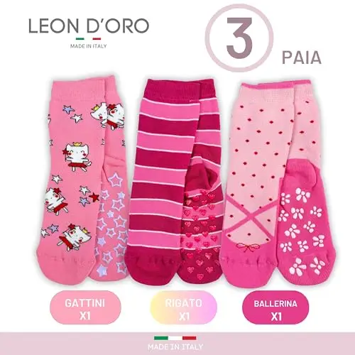 LEON D'ORO Calze Bambina Oro 3432669 miniatura 3