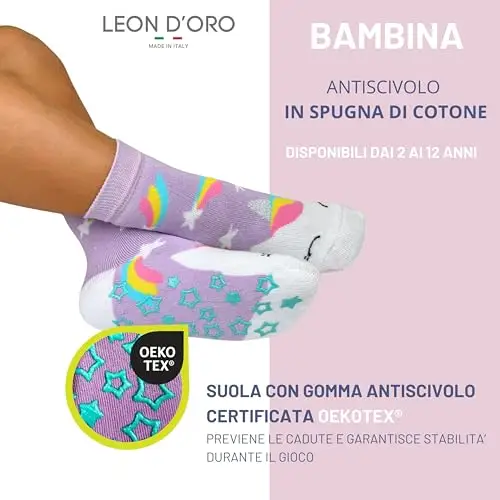 LEON D'ORO Calze Bambina Oro 3465845 miniatura 2