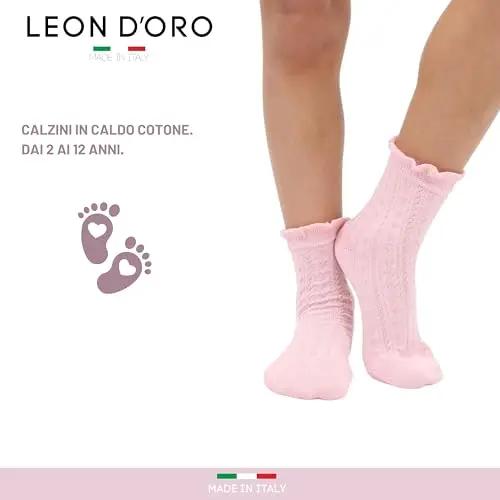 LEON D'ORO Calze Bambina Oro 3616085 miniatura 3