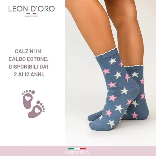 LEON D'ORO Calze Bambina Oro 3163223 miniatura 3