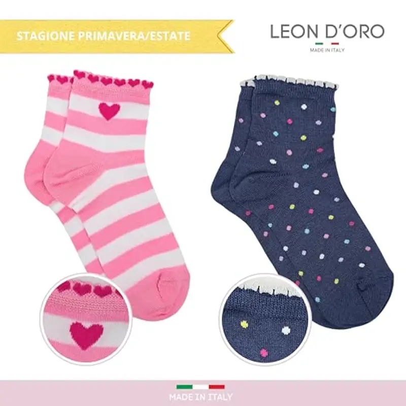 LEON D'ORO Calze Bambina Oro 2422986 miniatura 3