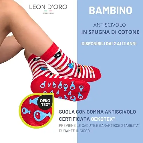 LEON D'ORO Calze Bambino Oro 3514845 miniatura 2