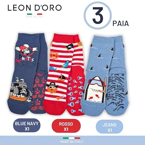 LEON D'ORO Calze Bambino Oro 3514845 miniatura 3