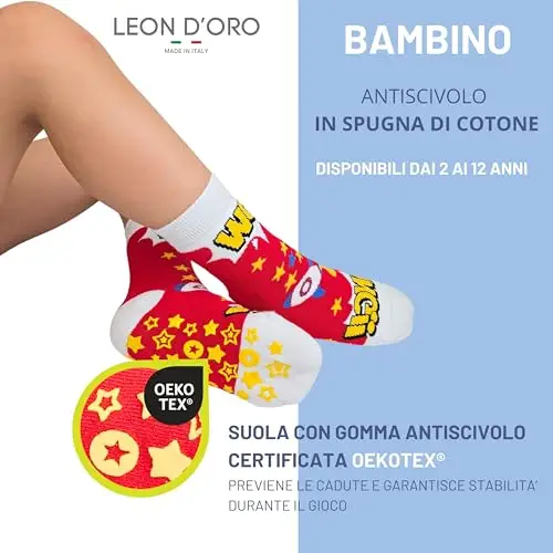 LEON D'ORO Calze Bambino Oro 3467271 miniatura 2