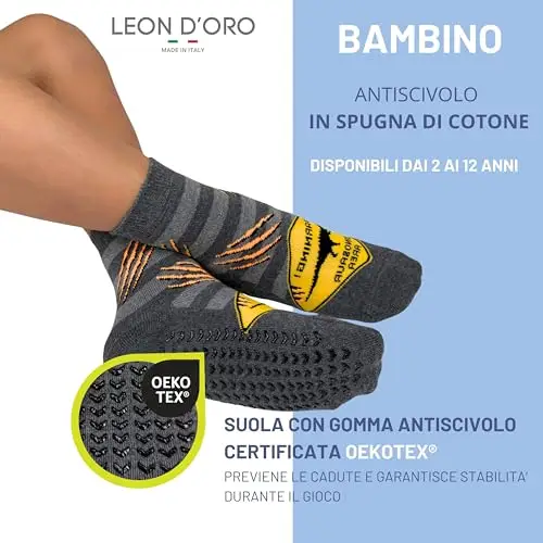 LEON D'ORO Calze Bambino Oro 3131000 miniatura 2