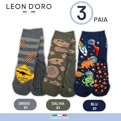 LEON D'ORO Calze Bambino Oro 3131000 miniatura 3