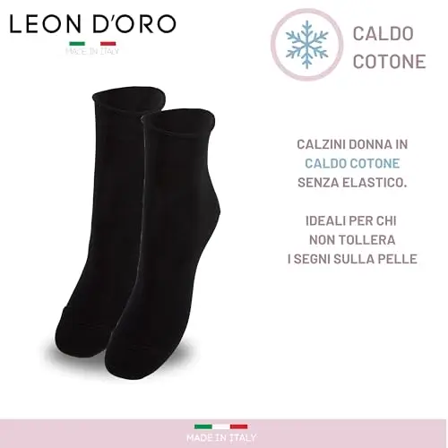 LEON D'ORO Calze Donna Oro 3723871 miniatura 3