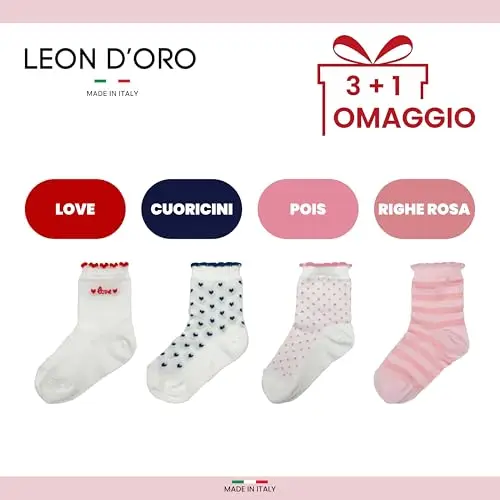 LEON D'ORO Calze Oro 2515178 miniatura 2