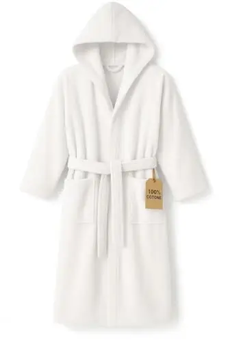 Leonardo Home - accappatoio uomo/donna 100% cotone - accappatoio con Cappuccio in morbida spugna 100% cotone.